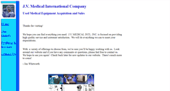 Desktop Screenshot of jvmedical.com